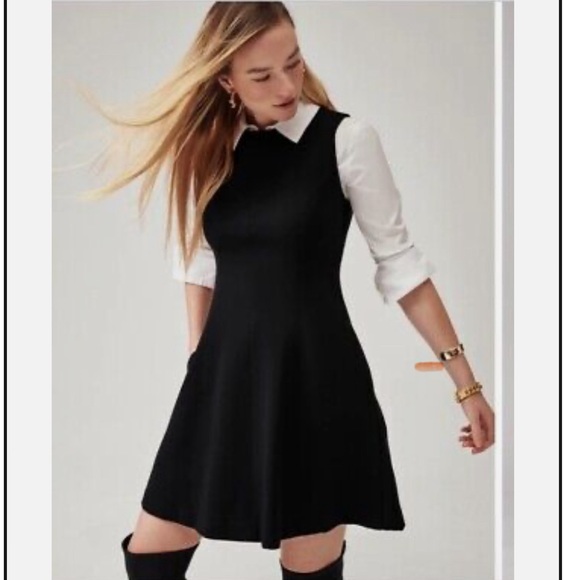 Spanx NWT The Perfect Fit & Flare Dress Stretch Black Size S - Picture 2 of 10